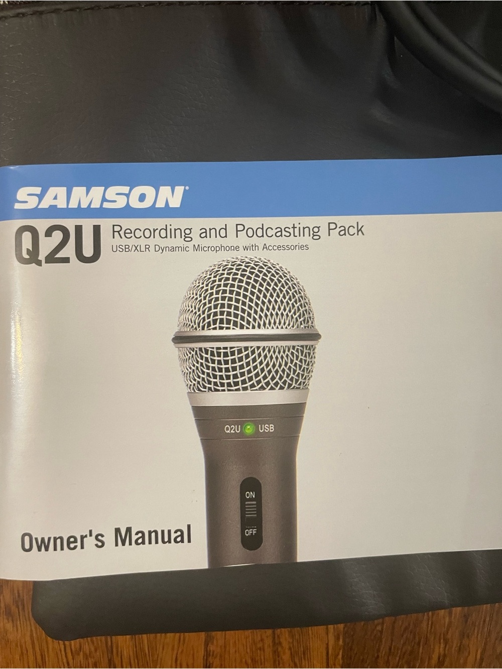 Q2U Dynamic USB/XLR Microphone – Black